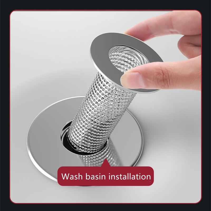 SmartDrain™ – Der selbstreinigende Pop-Up Ablauf mit integriertem Siebfilter (Nie wieder verstopfte Waschbecken!)