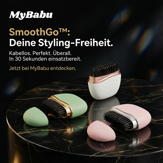 SmoothGo - Schnell aufheizende Mini-Glättungsbürste – Perfektes Styling in Sekunden
